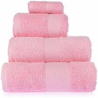 Homescapes 500 GSM Turkish Cotton Towel Soft, Absorbent & Quick-Drying in Pink