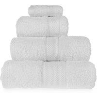 Homescapes 500 GSM Turkish Cotton Towel Soft, Absorbent & Quick-Drying in White