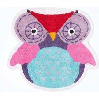Homescapes Cotton Tufted Owl Children Rug | Size: 70 cm x 80 cm