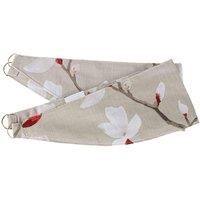 Homescapes Anita Floral Tie Back Pair in Red