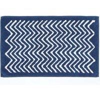 Homescapes Super Absorbent Soft Tidal Cotton Bathmat in Navy