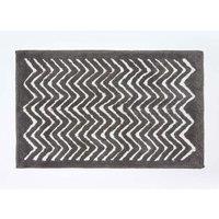 Homescapes Super Absorbent Soft Tidal Cotton Bathmat in Grey