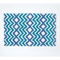 Homescapes Super Absorbent Soft Cotton Bath Mat in Teal