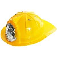 I Love Fancy Dress Adult Yellow Fireman Helmet | Size: 1 Pack
