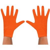 I Love Fancy Dress Short Orange Gloves