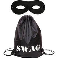 I Love Fancy Dress Burglar Fancy Dress Set - Bag & Black Mask