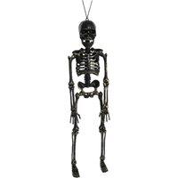 I Love Fancy Dress Silver 18" Hanging Skeleton Prop in Gold