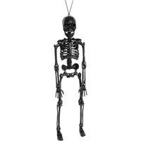 I Love Fancy Dress Silver 18" Hanging Skeleton Prop