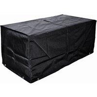 Cozy Bay Furniture EZBreathe Rectangular Coffee Table Cover in Black