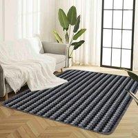 Desire Rugs Eden Non Slip Washable Dirt Trapper Indoor Doormat - Kitchen Mats - Floor Mats in Dark Grey | Size: 40 cm x 60 cm