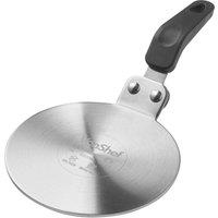 VonShef Moka Pot Induction Adapter Plate for Stovetop Coffee Makers in Metallic Silver