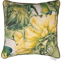 Voyage Maison Easton Floral Piped Cushion in Natural | Size: 50 cm x 50 cm