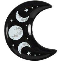 KDMD Crescent Moon Trinket Dish in Black