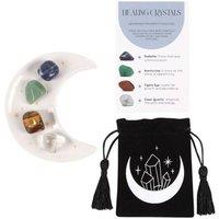 KDMD Success Healing Crystal Set with Moon Trinket Dish