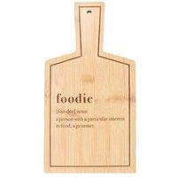 KDMD Foodie Bamboo Serving Board in Brown
