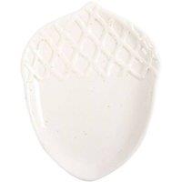 KDMD Autumn Acorn Dish in White