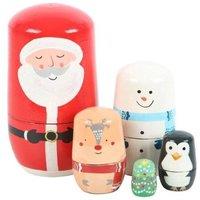 KDMD Christmas Russian Nesting Doll Set