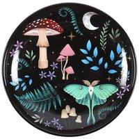 KDMD Round Dark Forest Print Trinket Dish in Black
