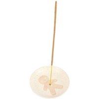 KDMD Gingerbread Man Incense Stick Holder in Cream
