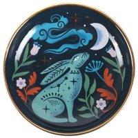 KDMD Midnight Hare Trinket Dish in Teal