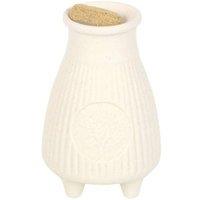 KDMD Cream Ribbed Palo Santo Brick Burner