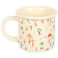 KDMD Funky Fungi Mushroom Print Mug in Pink