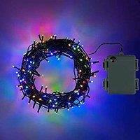 Shatchi 200 Multicolour LEDs Battery Operated Fairy Lights Waterproof 8 Changing Modes Timer Christmas Decorations