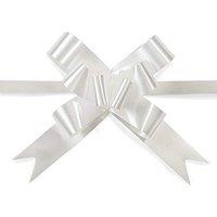 Shatchi 60pcs White 30mm/3cm Pull Bows Gift Wrap & Hampers