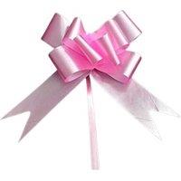Shatchi 60pcs Light Pink 30mm/3cm Pull Bows Gift Wrap & Hampers