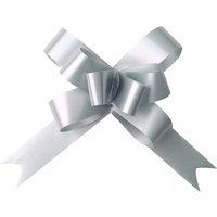 Shatchi 30pcs Silver 30mm/3cm Pull Bows Gift Wrap & Hampers