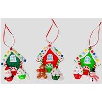 Shatchi Christmas Tree Hanging Decorations 3Pcs Homes