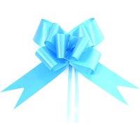 Shatchi 30pcs Pale Blue 30mm/3cm Pull Bows Gift Wrap & Hampers
