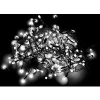 Shatchi 1000 Cool White Compact LEDs Green Cable with 8 Effects Multifunction Auto Memory Christmas