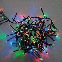 Shatchi 720 LEDs Multifunction Controller with 8 Effects Green Cable Cluster Lights Low Voltage