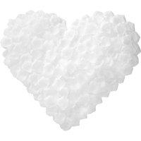 Shatchi 2000pcs White Silk Rose Petals Wedding Mothers Day Wedding Confetti Anniversary Table Decorations
