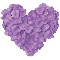 Shatchi 300pcs Light Purple Silk Rose Petals Wedding Mothers Day Wedding Confetti Anniversary Table Decorations