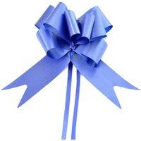 Shatchi 30pcs Navy Blue 30mm/3cm Pull Bows Gift Wrap & Hampers in Dark Blue