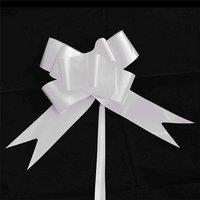 Shatchi 20pcs White 50mm/5cm Pull Bows Gift Wrap & Hampers