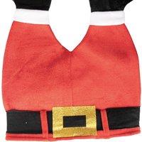 Shatchi Santa's Legs Hat Playful Christmas Hat for Adding Fun to Your Holiday Look in Red