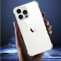 Shatchi 3Pcs Set - 1 Clear Case for iPhone 15 Pro Max Case, 2X Screen Protector in Natural