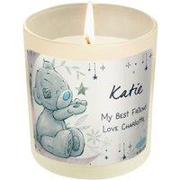 Personalised Memento Company Personalised Moon & Stars Me To You Scented Jar Candle in Off-White