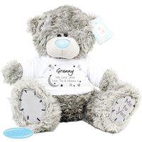 Personalised Memento Company Personalised Moon & Stars Me To You Bear in Grey