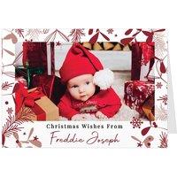 Personalised Memento Company Personalised Photo Upload Pack of 10 Christmas Cards | Size: 10 Pack
