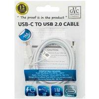 GVC USB to Type C 'Cable', For Phone & Pad - 1 m in White