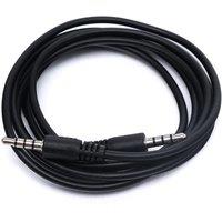 GVC 'Audio Cable' 3.5mm STEREO AUX IN CABLE- 1M in Black