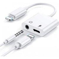 FX 2-in-1 Phone 'Audio Adapter' for Phone 7/7plus, 8/8plus, XR White