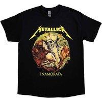 Metallica Inamorata Band Logo T-Shirt in Black | Size: Medium