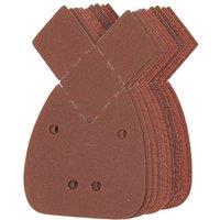 Loops 10 PACK 140mm MIXED Grits Aluminium Oxide Detail Corner Sanding Sheets Hook Loop