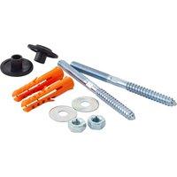 Balterley Basin Fixing Bolt Pack Pair in Silver
