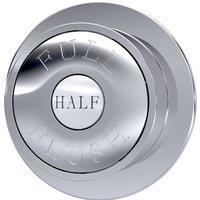Balterley Traditional Dual Flush Push Button Chrome 72mm in Silver